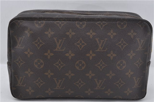 Authentic Louis Vuitton Monogram Trousse Toilette 28 Clutch Bag M47522 LV J2792