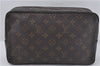 Authentic Louis Vuitton Monogram Trousse Toilette 28 Clutch Bag M47522 LV J2792