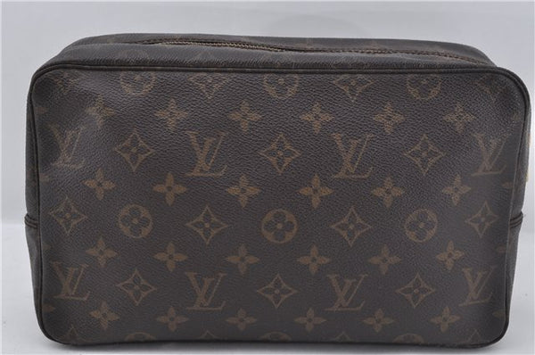Authentic Louis Vuitton Monogram Trousse Toilette 28 Clutch Bag M47522 LV J2792