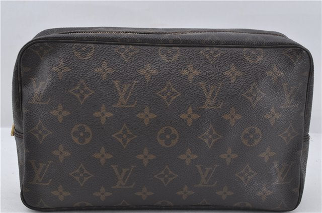 Authentic Louis Vuitton Monogram Trousse Toilette 28 Clutch Bag M47522 LV J2792