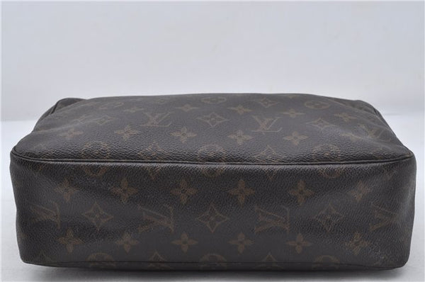 Authentic Louis Vuitton Monogram Trousse Toilette 28 Clutch Bag M47522 LV J2792
