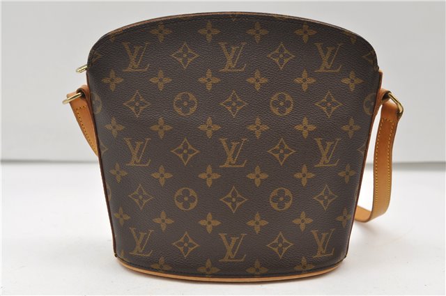Authentic Louis Vuitton Monogram Drouot Shoulder Cross Body Bag M51290 LV J2794