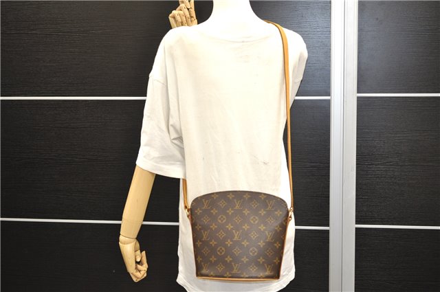 Authentic Louis Vuitton Monogram Drouot Shoulder Cross Body Bag M51290 LV J2794