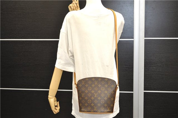 Authentic Louis Vuitton Monogram Drouot Shoulder Cross Body Bag M51290 LV J2794