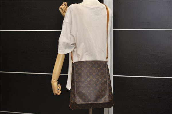 Authentic Louis Vuitton Monogram Musette Shoulder Cross Body Bag M51256 LV J2797