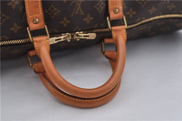 Authentic Louis Vuitton Monogram Keepall 55 Travel Boston Bag M41424 LV J2802