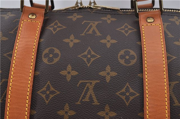 Authentic Louis Vuitton Monogram Keepall 55 Travel Boston Bag M41424 LV J2802