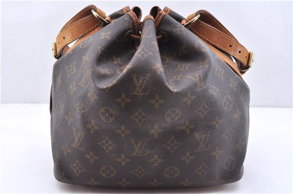 Authentic Louis Vuitton Monogram Petit Noe Shoulder Bag M42226 LV J2811