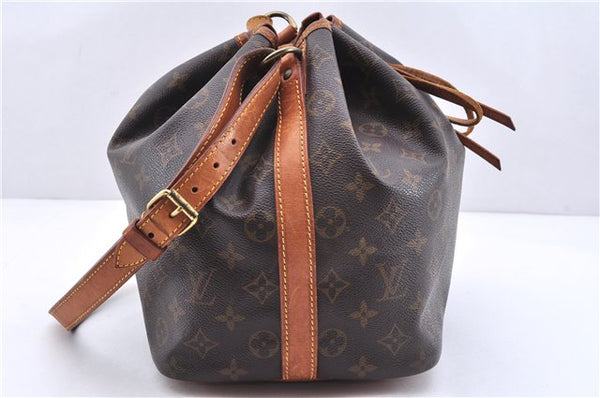 Authentic Louis Vuitton Monogram Petit Noe Shoulder Bag M42226 LV J2811