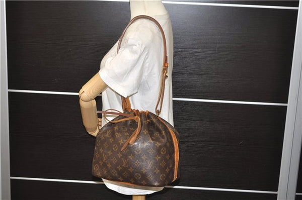 Authentic Louis Vuitton Monogram Petit Noe Shoulder Bag M42226 LV J2811