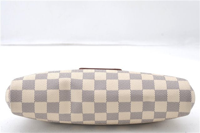Authentic Louis Vuitton Damier Azur Eva Accessories Hand Pouch N55214 LV J2816