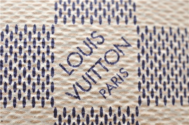 Authentic Louis Vuitton Damier Azur Eva Accessories Hand Pouch N55214 LV J2816