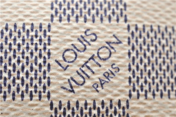 Authentic Louis Vuitton Damier Azur Eva Accessories Hand Pouch N55214 LV J2816