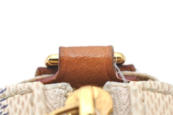 Authentic Louis Vuitton Damier Azur Eva Accessories Hand Pouch N55214 LV J2816