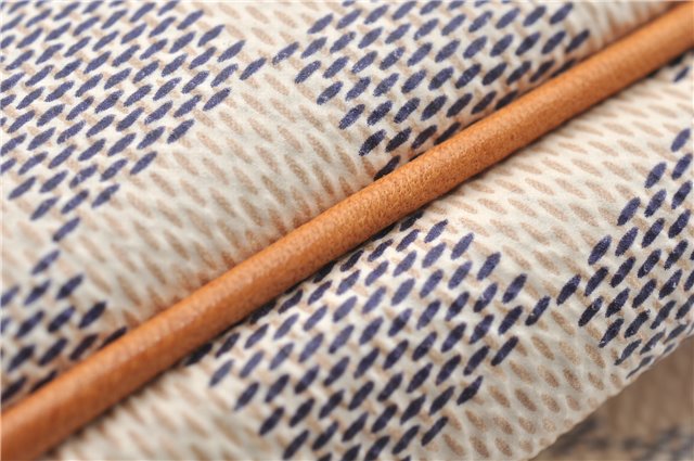 Authentic Louis Vuitton Damier Azur Eva Accessories Hand Pouch N55214 LV J2816