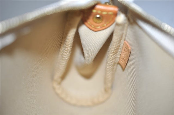 Authentic Louis Vuitton Damier Azur Eva Accessories Hand Pouch N55214 LV J2816