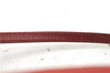 Authentic GUCCI Vintage Hand Bag Pouch Purse GG Canvas Leather 07198 Red J2818