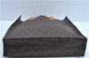 Authentic Louis Vuitton Monogram Sac Plat Hand Tote Bag M51140 LV Junk J2824