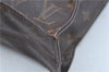 Authentic Louis Vuitton Monogram Sac Plat Hand Tote Bag M51140 LV Junk J2824