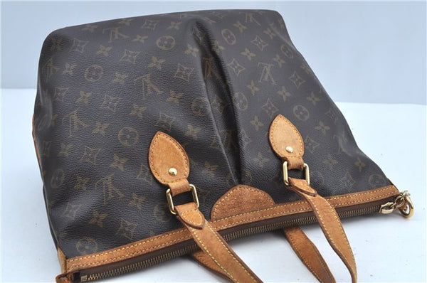 Authentic Louis Vuitton Monogram Palermo PM Shoulder Tote Bag M40145 LV J2830