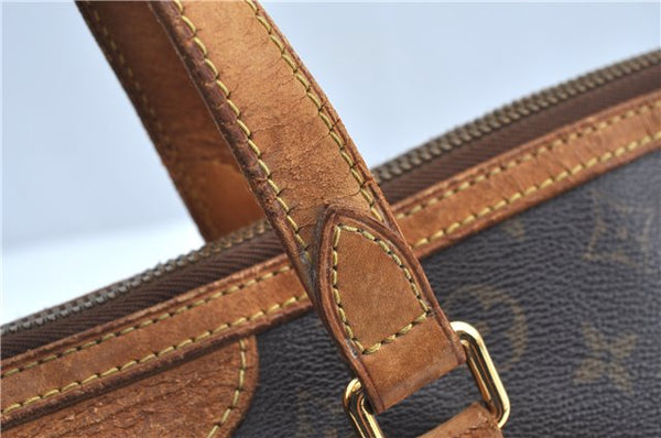 Authentic Louis Vuitton Monogram Palermo PM Shoulder Tote Bag M40145 LV J2830