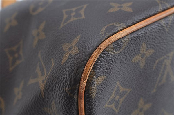 Authentic Louis Vuitton Monogram Palermo PM Shoulder Tote Bag M40145 LV J2830