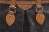 Authentic Louis Vuitton Monogram Palermo PM Shoulder Tote Bag M40145 LV J2830