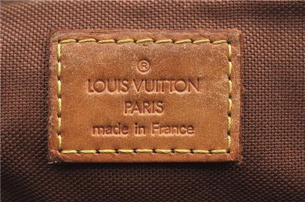 Authentic Louis Vuitton Monogram Palermo PM Shoulder Tote Bag M40145 LV J2830