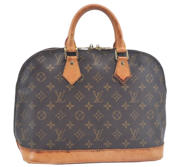 Authentic Louis Vuitton Monogram Alma Hand Bag Purse M51130 LV J2848