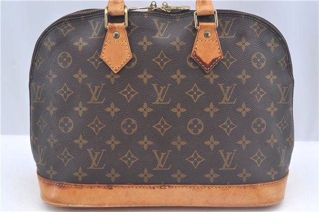 Authentic Louis Vuitton Monogram Alma Hand Bag Purse M51130 LV J2848