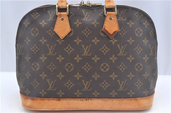 Authentic Louis Vuitton Monogram Alma Hand Bag Purse M51130 LV J2848