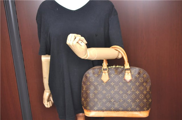Authentic Louis Vuitton Monogram Alma Hand Bag Purse M51130 LV J2848