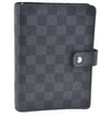 Authentic Louis Vuitton Damier Graphite Agenda MM Notebook Cover R20242 LV J2857