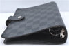 Authentic Louis Vuitton Damier Graphite Agenda MM Notebook Cover R20242 LV J2857