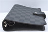 Authentic Louis Vuitton Damier Graphite Agenda MM Notebook Cover R20242 LV J2857