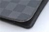 Authentic Louis Vuitton Damier Graphite Agenda MM Notebook Cover R20242 LV J2857