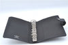 Authentic Louis Vuitton Damier Graphite Agenda MM Notebook Cover R20242 LV J2857