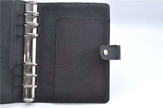 Authentic Louis Vuitton Damier Graphite Agenda MM Notebook Cover R20242 LV J2857