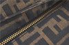 Authentic FENDI Zucca Skirt Canvas USA Size 26 inch Brown Black J2870