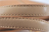 Authentic BURBERRY Vintage Leather Hand Bag Purse Beige J2880