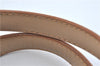 Authentic BURBERRY Vintage Leather Hand Bag Purse Beige J2880