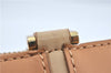 Authentic BURBERRY Vintage Leather Hand Bag Purse Beige J2880