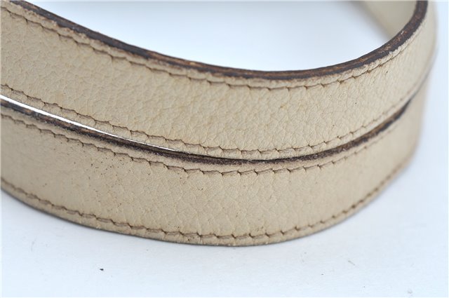 Authentic GUCCI Abbey Shoulder Tote Bag GG Canvas Leather 130736 Brown J2888