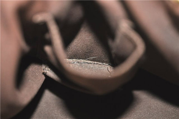 Authentic GUCCI Abbey Shoulder Tote Bag GG Canvas Leather 130736 Brown J2888