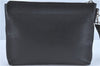 Authentic GUCCI Clutch Hand Bag Purse Leather 387075 Black J2889