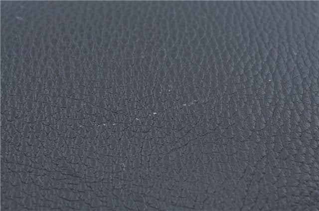 Authentic GUCCI Clutch Hand Bag Purse Leather 387075 Black J2889