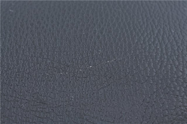 Authentic GUCCI Clutch Hand Bag Purse Leather 387075 Black J2889