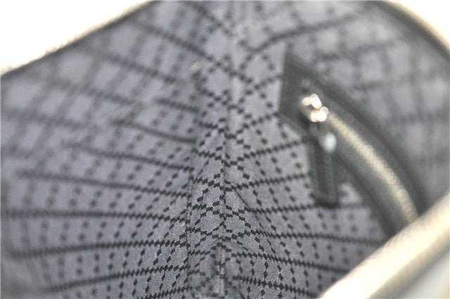 Authentic GUCCI Clutch Hand Bag Purse Leather 387075 Black J2889