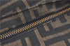 Authentic FENDI Zucca Pants Canvas USA Size 26inches Brown Black J2893