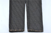 Authentic FENDI Zucca Pants Canvas USA Size 26inches Brown Black J2893